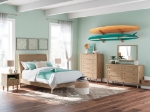 Picture of Wood Finish Dresser and Mirror