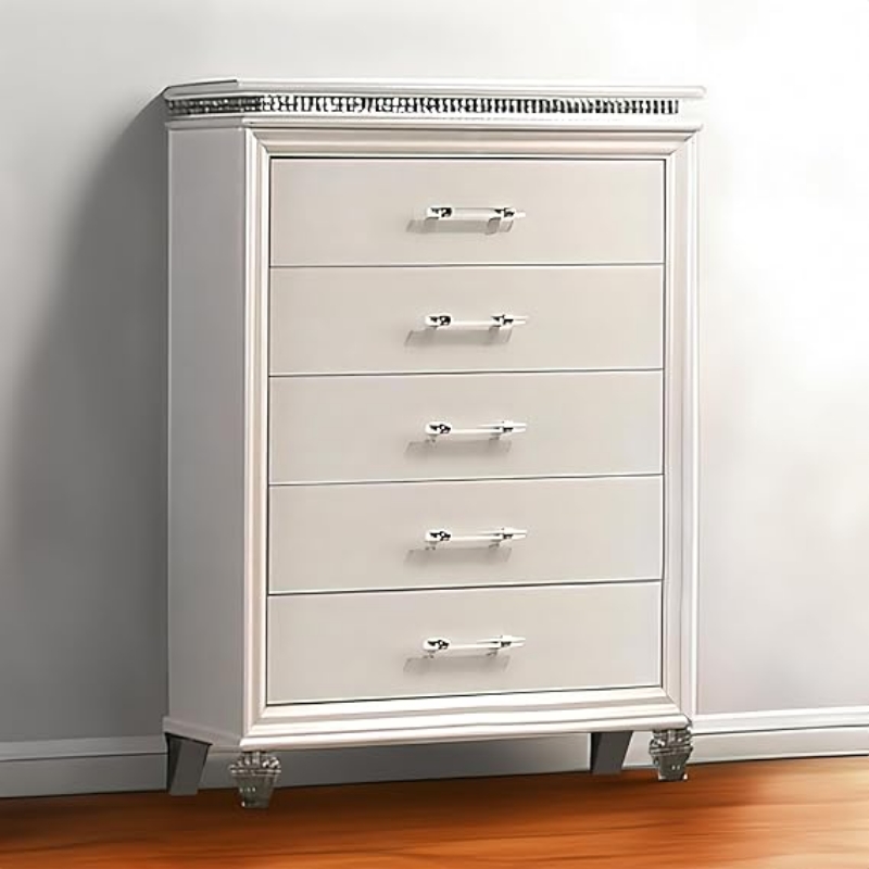 Picture of Solid Wood White Chest