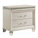 Picture of Solid Wood White Night Stand