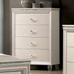 Picture of 30 1/8"W x 43 1/2"H White Solid Wood Chest
