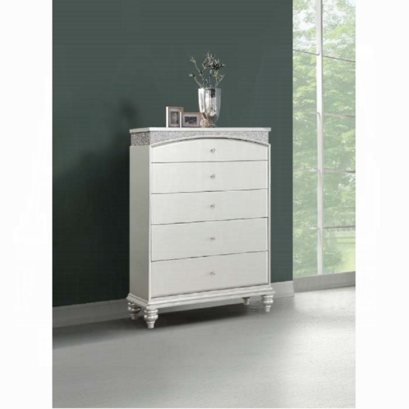 Picture of Platinum Finish Wood Chest