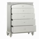Picture of Platinum Finish Wood Chest