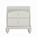 Picture of Platinum Finish Wood Nightstand