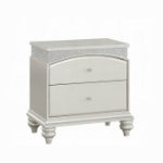 Picture of Platinum Finish Wood Nightstand