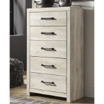 Picture of Whitewash Five Drawer Chest