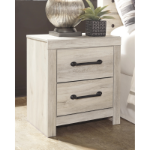 Picture of Whitewash Two Drawer Night Stand