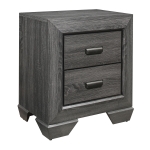 Picture of Faux Wood veneer 2 drawers Night Stand