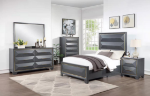 Picture of 44" or 54" Medium or dark grey with gold accent Bed