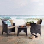 Picture of 3 Piece Set Outdoor Patio with Fire Pit