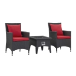Picture of 3 Piece Set Outdoor Patio with Fire Pit