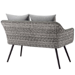 Picture of Outdoor patio Gray loveseat