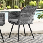 Picture of Outdoor Gray Dining Armchair