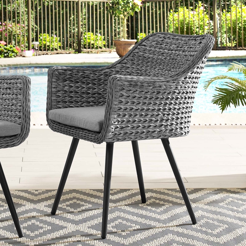 Picture of Outdoor Gray Dining Armchair