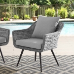 Picture of Outdoor Gray Dining Armchair