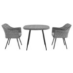 Picture of Outdoor Gray Outdoor 3 Piece and 5 Piece Dining Set