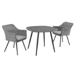 Picture of Outdoor Gray Outdoor 3 Piece and 5 Piece Dining Set