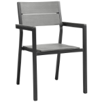 Picture of Outdoor Patio Dining Set in White Light Gray