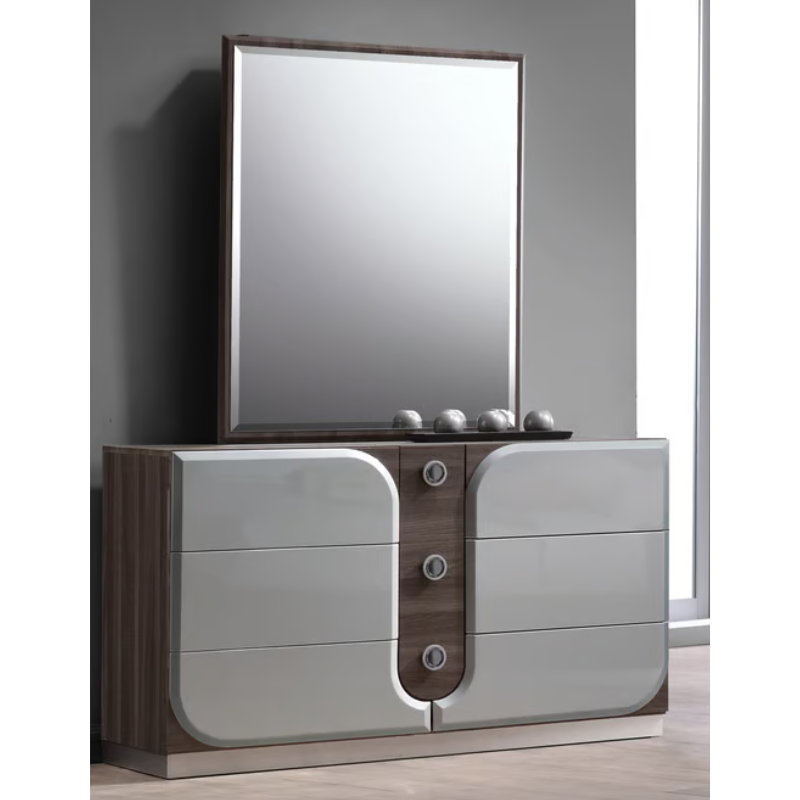 Picture of 6 Drawer Dresser and Mirror