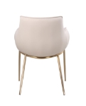 Picture of Faux leather upholstery Arm Chair