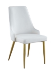 Picture of White faux leather Chair