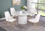 Picture of White faux leather Chair