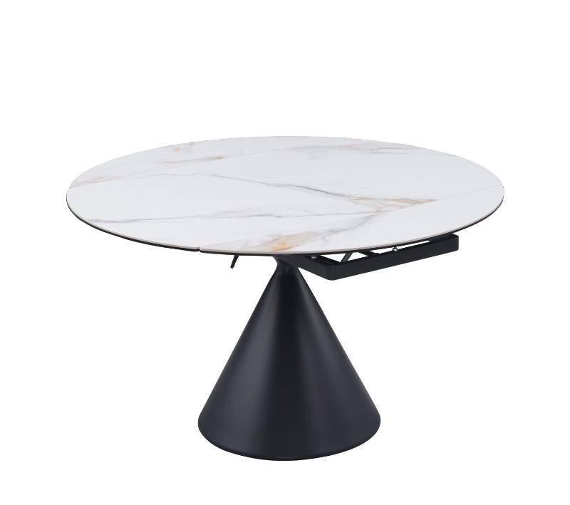 Picture of Two 10" motion extensions open top to 51" round  Top Table