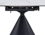 Picture of Two 10" motion extensions open top to 51" round  Top Table