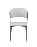 Picture of Brown & Beige faux leather Side Chair
