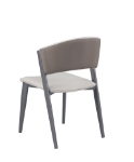 Picture of Brown & Beige faux leather Side Chair