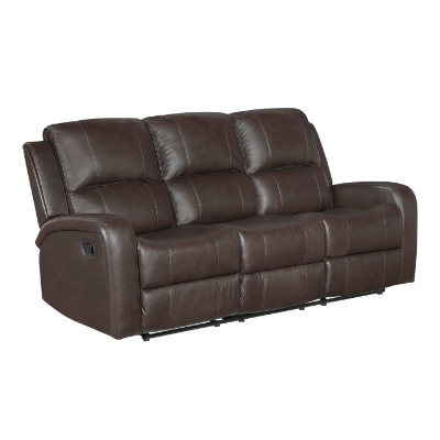 Show details for Brown Genuine leather Sofa Picture of Brown Genuine leather Sofa