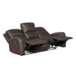 Picture of Brown Genuine leather Sofa