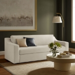 Picture of Velvet Alabaster Modern Sofa
