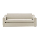 Picture of Velvet Alabaster, Taupe, Cadet Blue and Chocolate Brown Finish Modern Sofa