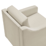 Picture of Velvet Alabaster Modern  Armchair