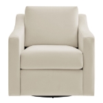 Picture of Velvet Alabaster Modern  Armchair