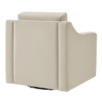 Picture of Velvet Alabaster Modern  Armchair