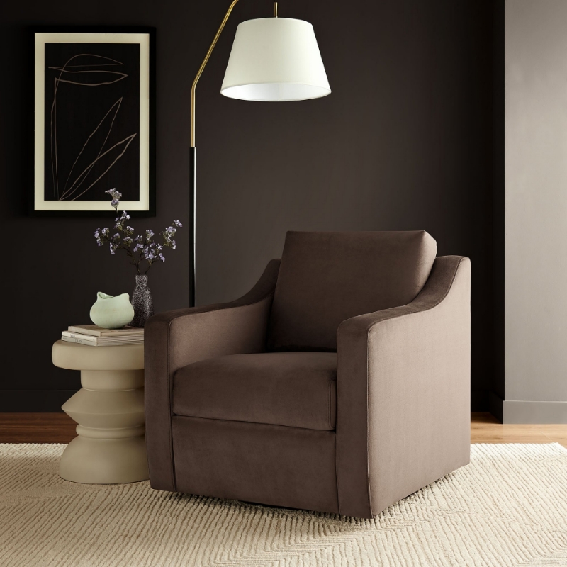 Picture of Velvet Chocolate Armchair