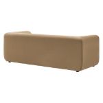 Picture of 89" Velvet Upholstered Taupe Sofa