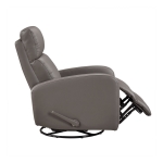 Picture of Genuine leather Glider Mocha Reclining Chair