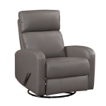 Picture of Genuine leather Glider Mocha Reclining Chair