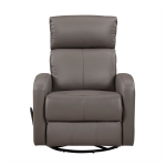 Picture of Genuine leather Glider Mocha Reclining Chair