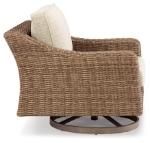 Picture of Outdoor fabric swivel lounge chair