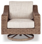 Picture of Outdoor fabric swivel lounge chair
