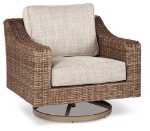 Picture of Outdoor fabric swivel lounge chair