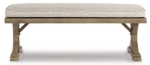 Picture of Outdoor fabric Bench with Cushion