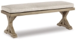 Picture of Outdoor fabric Bench with Cushion