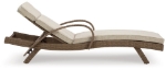 Picture of Outdoor fabric Chaise Lounge with Cushion