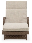 Picture of Outdoor fabric Chaise Lounge with Cushion