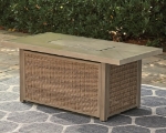 Picture of Outdoor fabric Rectangular Fire Pit Table