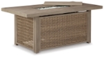 Picture of Outdoor fabric Rectangular Fire Pit Table